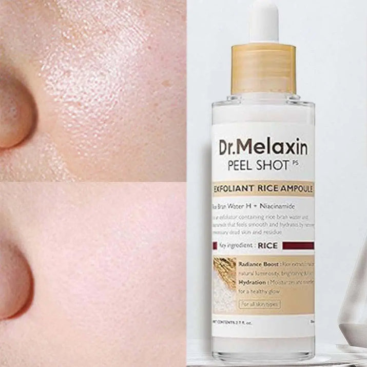 Dr. Melaxin Rice Exfoliating Serum Facial Moisturizing Soften Serum Blackhead Removal Hydrating Pore Shrinking Korean Skin Care