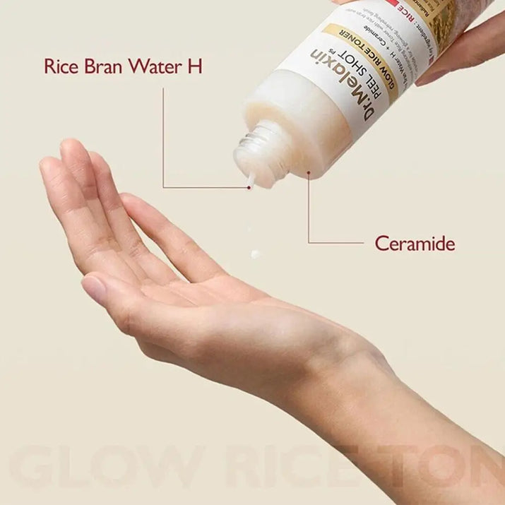 Dr Melaxin Rice Ampoule Gentle Exfoliant Exfoliating Essence Moisturizing Glow Korean Skincare All Skin Types Face Treatment